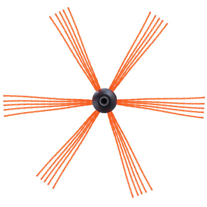 7m Sweeper Set, with 7 Reinforced Flexible Nylon Rods, Ergonomic Chimney Cleaning Brush, 360-Degree Brush, Chimney Cleaner, Rich Flue Accessories for Fireplaces Home Use Fits Most Pipes