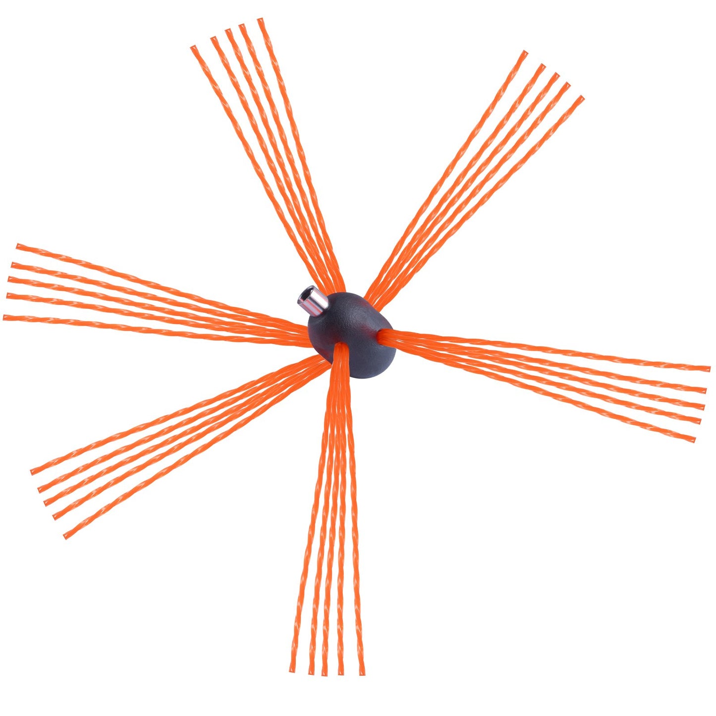 10 m Kehrset, mit 10 verstärkten flexiblen Nylonstäben, ergonomische Kaminreinigungsbürste, 360-Grad-Bürste, Kaminreiniger, reichhaltiges Rauchgaszubehör für Kamine, Heimgebrauch, passend für die meisten Rohre