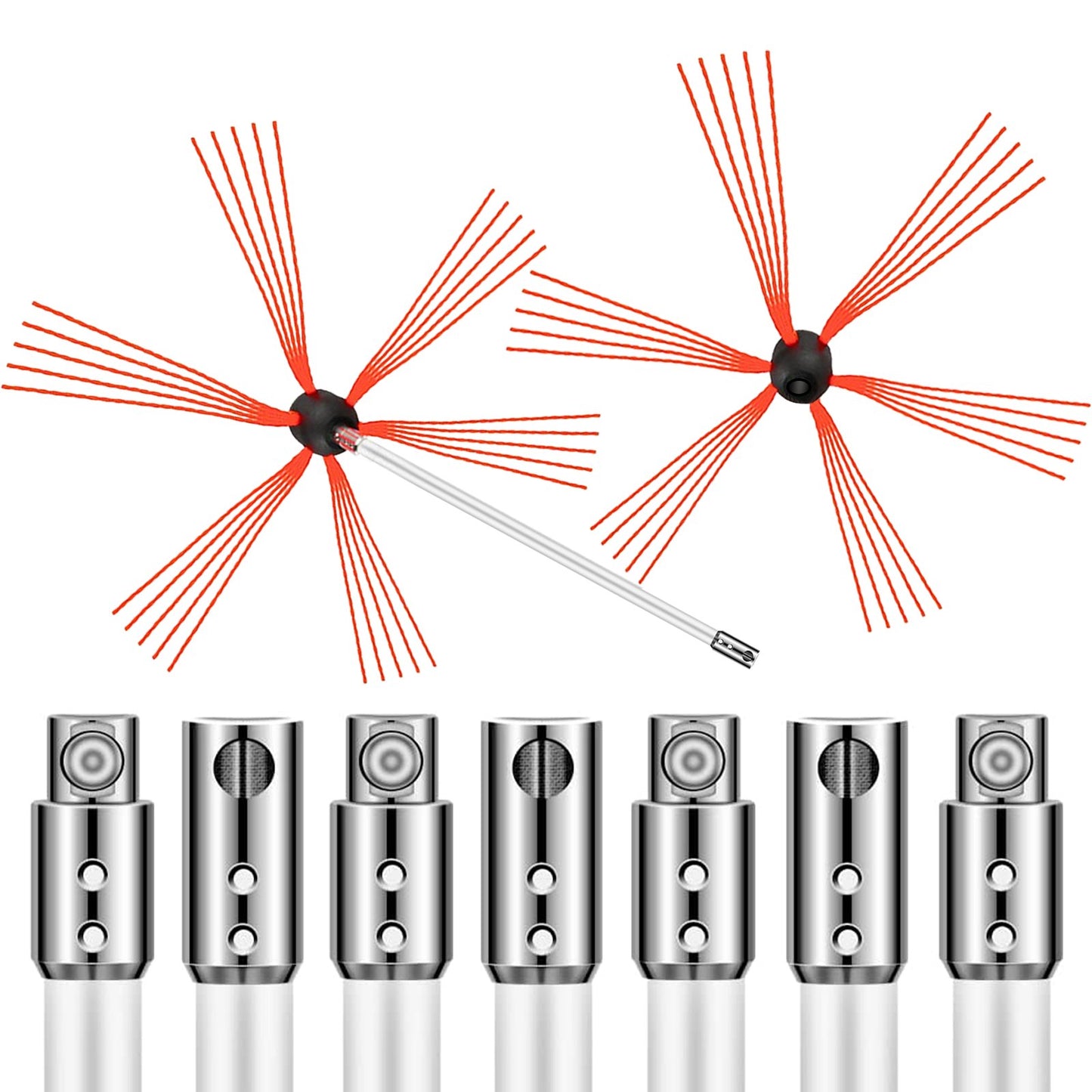 Schornsteinreinigungsset Schornsteinreinigungsset 26FT Sooteater Schornsteinreinigungsset