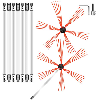Schornsteinreinigungsset Schornsteinreinigungsset 26FT Sooteater Schornsteinreinigungsset