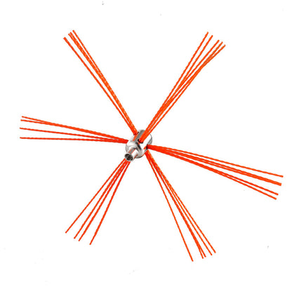 Chimney Sweep Kit, 26 ft Maximum Extendable Length Chimney Brush, Chimneys Cleaning Kit with Bristle Replacements & Goggles, 90° Bendable Fireplace Cleaning Tool, for Square, Rectangle Chimneys