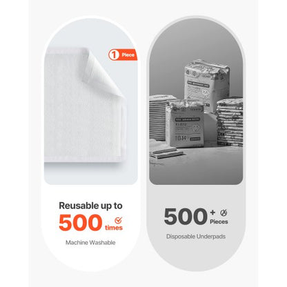 Disposable Pads 21" x 36" Incontinence Pads 48-pack Bedwetting Pad | EU