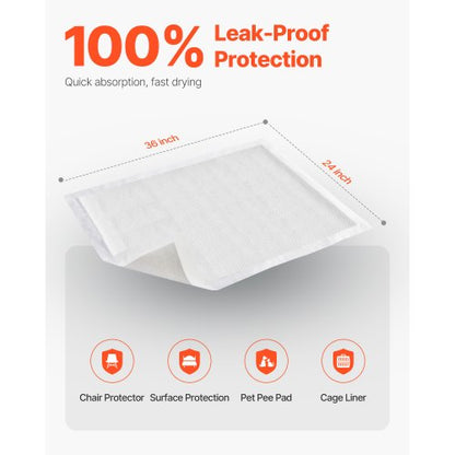 Disposable Pads 30" x 36" Incontinence Pads 75-pack Bedwetting Pad | EU