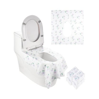 Toilet Seat Covers Disposable, 4 Pack Extra Large Waterproof Potty Cover, 20 Pieces Portable Disposable Potty Training Toilet Seat Covers, for Adult, Kids, Travel, Public Restroom & Airplane