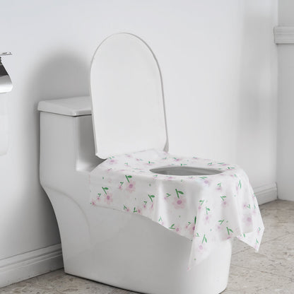 Toilet Seat Covers Disposable, 4 Pack Extra Large Waterproof Potty Cover, 20 Pieces Portable Disposable Potty Training Toilet Seat Covers, for Adult, Kids, Travel, Public Restroom & Airplane