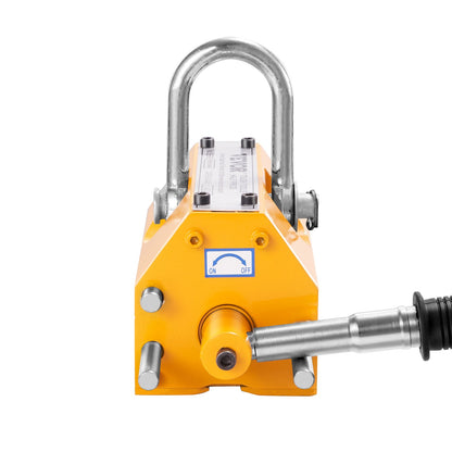 Magnetheber, 3300lbs/1500kg Zugkraft, 2,5-facher Sicherheitsfaktor, Neodym und Stahl, Hebemagnet mit Auslösefunktion, Permanent-Hebemagnete, leistungsstarker Magnet für Hebevorrichtung, Werkstattkran, Block, Brett