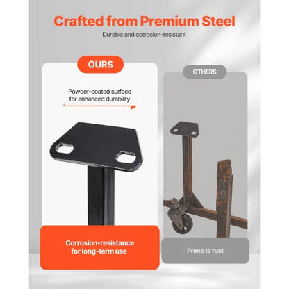 Motorständer 750LBS/340KG Motorhebewagen mit 4 Rädern aus Hochleistungsstahl | EU