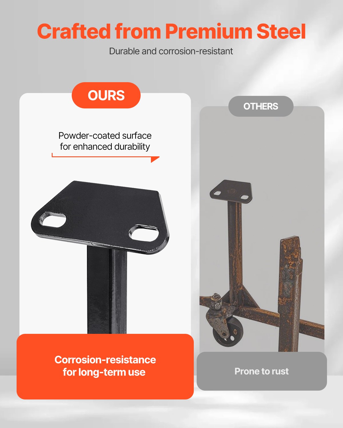 Engine Stand, 750 LBS Load Capacity Engine Motor Stand, Heavy-Duty Steel Motor Holder with 4 Swivel Casters and 4 Hook Positions, Suitable for BB-CHEVY and GEN-1 SB-CHEVY Engines