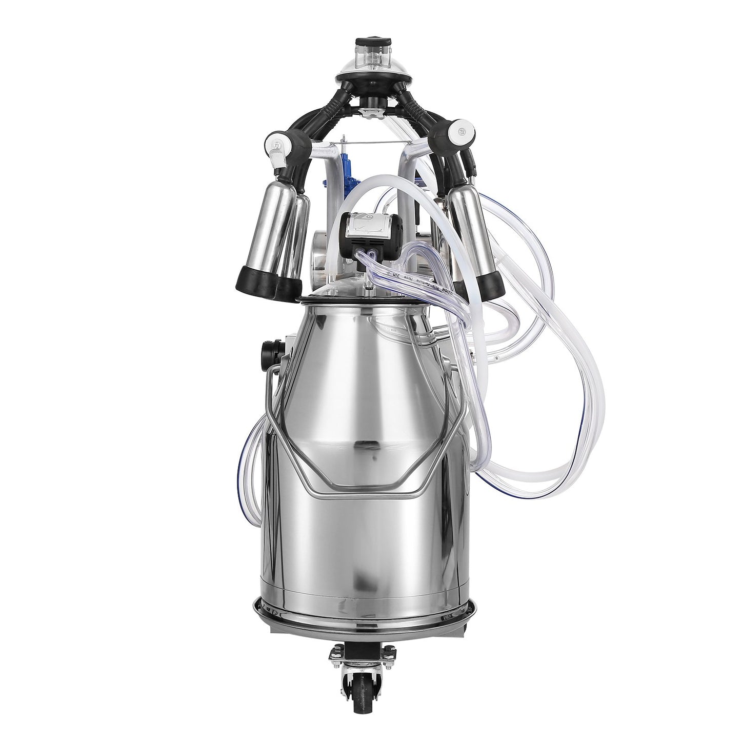 Electric Cow Milking Machine Milking Equipment 25L 304 Stainless Steel