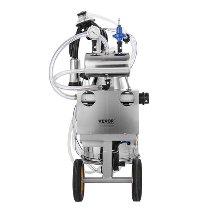 Electric Cow Milking Machine Milking Equipment 25L 304 Stainless Steel