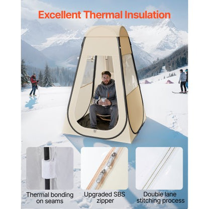 Pop-up-sportstält, 1,2x1,2 m genomskinligt bubbeltält för 1 person, vattentät utomhuskapsel med golvmatta och överdrag, trädgårds-iglookupoltält campingskydd för evenemang fiske jubel |  EU