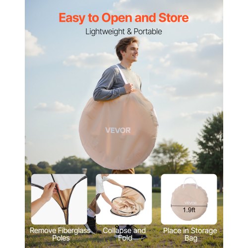 Pop-up-sportstält, 1,2x1,2 m genomskinligt bubbeltält för 1 person, vattentät utomhuskapsel med golvmatta och överdrag, trädgårds-iglookupoltält campingskydd för evenemang fiske jubel |  EU