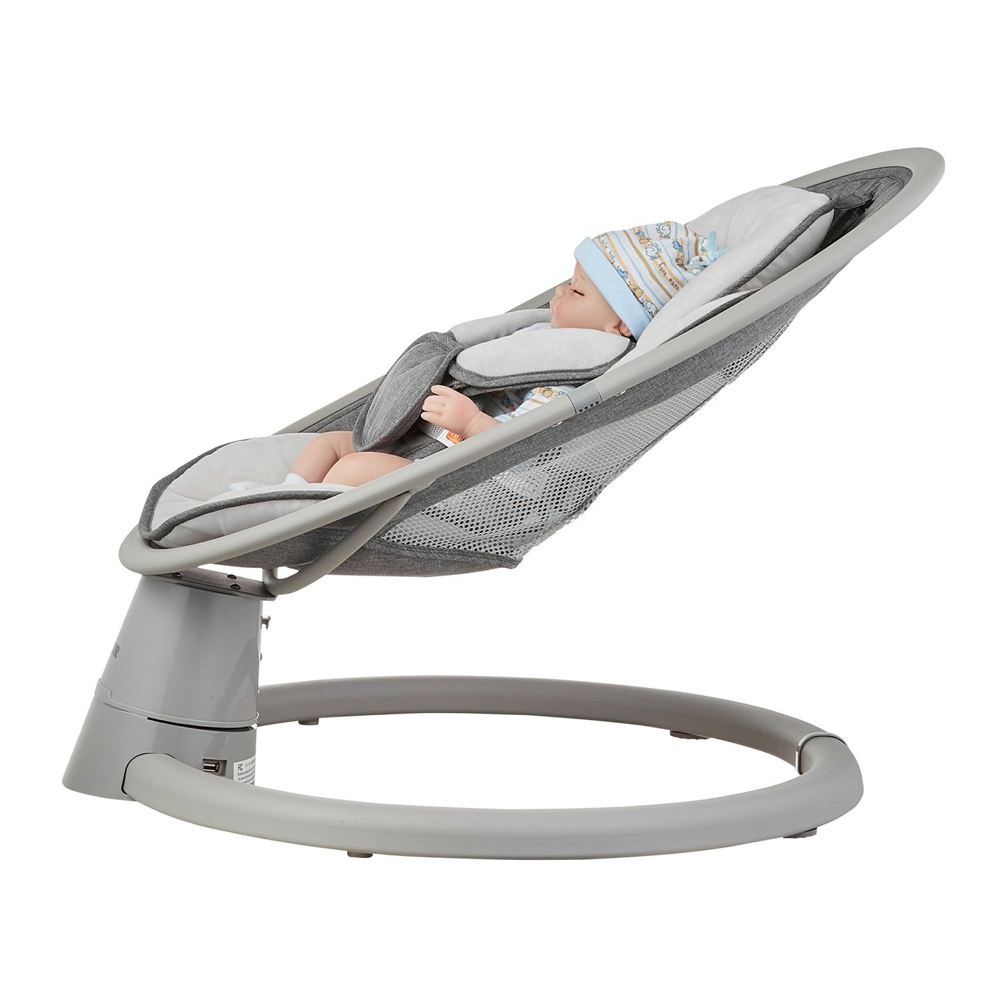 Baby Gunga för spädbarn 5 hastigheter fjärrkontroll Bluetooth Lullabies kudde