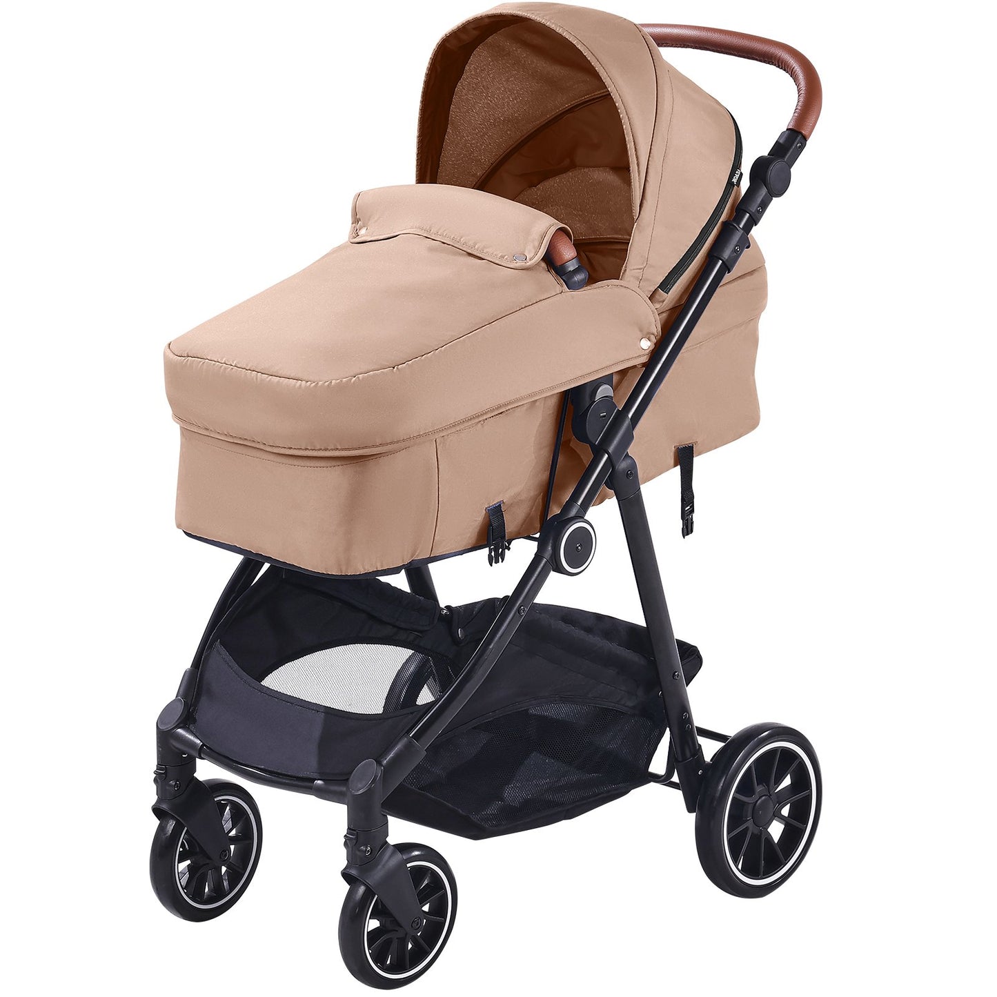 Kinderwagen-Reisesystem mit Autositz Playard Baby Combo Set Tan Brown