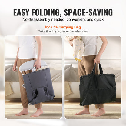 Baby Bouncer Folding Bouncer Seat Stol för spädbarn med 2 lutningsvinklar