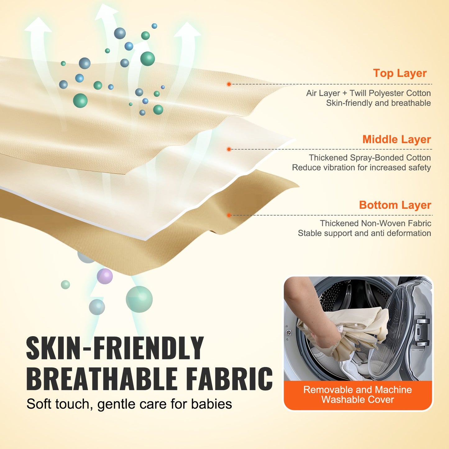 Baby Bouncer Folding Bouncer Seat Stol för spädbarn 0-9 månader med Toy Bar