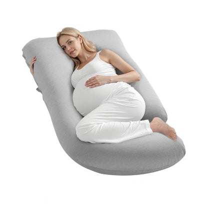 Pregnancy Pillow, G-Shaped Maternity Pillow for Sleeping, Full-Body Support Pillow with Removable & Washable Cover, Soft and Breathable Pregnancy Body Pillows for Back, Belly, Hips, Legs Relief
