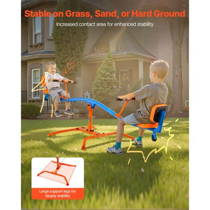 Barngungbräda 136 kg Kapacitet 360 grader Roterande Gungbräda Från 3 år