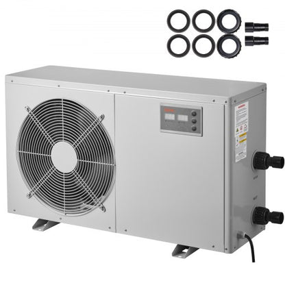 Aquarium Chiller 500 Gallon, 1-1/2 HP Water Chiller for Hydroponics, Fast Cooling for Fish Tank,Axolotl,Coral Reef,Quiet Refrigeration Compressor, Titanium Evaporator,Complete Fittings