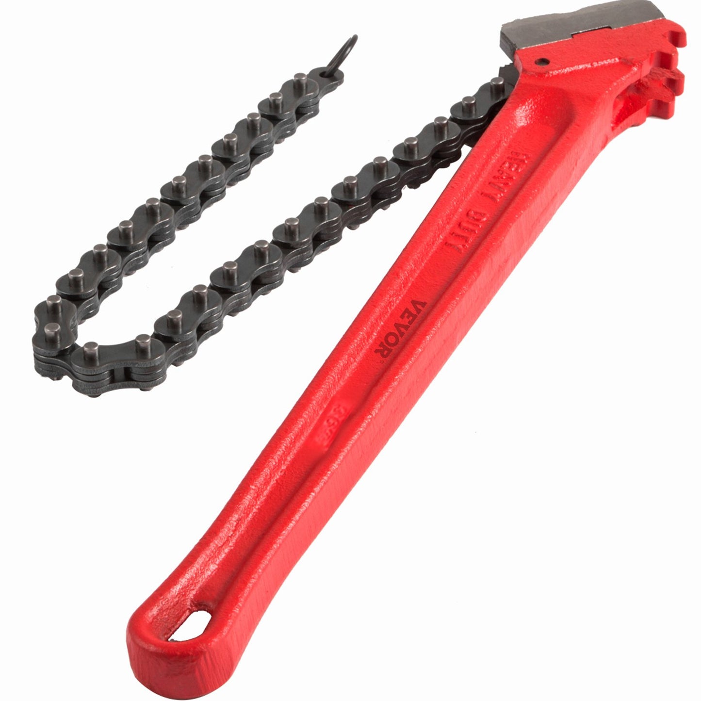 Chain Wrench Pipe 36inch,Heavy Duty Oil Filter Chain Wrench Capacity 4-1/2 to 7-1/2inch ,Chain Wrench 30inch (760 mm) Chain Length Plumbing Pipe Tool