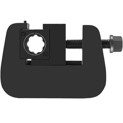 7843B Manual A/C Hose Crimper Kit,Handheld Air Hose Crimper Tool Kit with 4 Dies Whole Set #6#8#10#12,A/C Hose Crimper Repair Tool Kit Die Set,for Crimping Automotive Air Conditioning Pipes