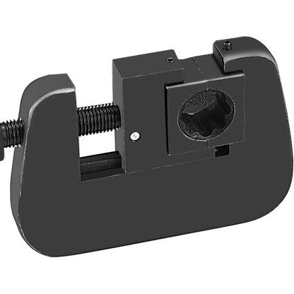 7843B Manual A/C Hose Crimper Kit,Handheld Air Hose Crimper Tool Kit with 4 Dies Whole Set #6#8#10#12,A/C Hose Crimper Repair Tool Kit Die Set,for Crimping Automotive Air Conditioning Pipes