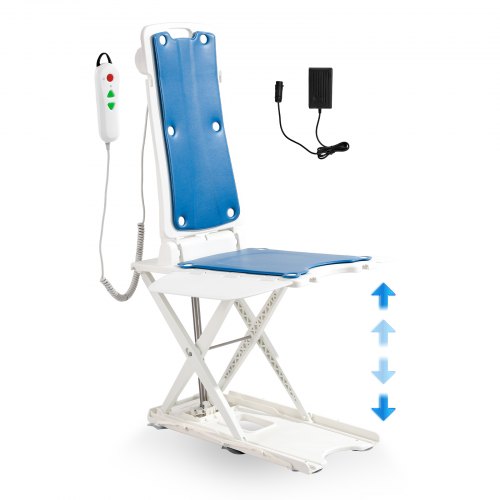 Electric Chair Lift, Devices to Lift Elderly off Floor for Elderly, 3.03-19.96 inch Height Adjustable, Support Up to 310 LBS, 45° Tilt for Comfortable Leaning, for Seniors, Patient, Elderly