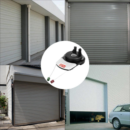 Garage Roller Door Opener, 800 N Lift Force 164 ft Remote Control, 110V Electric Roller Gate Opener, Auto Garage Roller Gate Opener Kit with 2 Remote, Apply for Garage Store