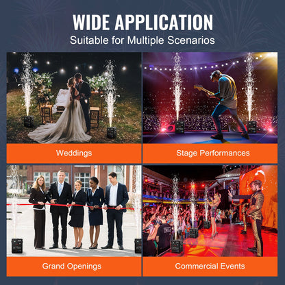 Cold Spark Firework Machine 500W 2-4M Stage DJ Wedding Party