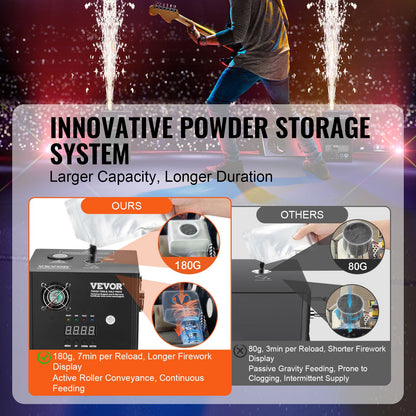 Cold Spark Firework Machine 700W 2-5M Stage DJ Wedding Party