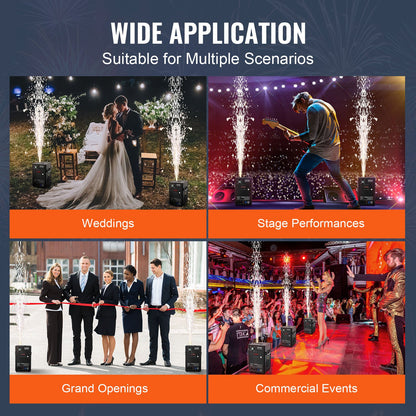 Cold Spark Firework Machine 700W 2-5M Stage DJ Wedding Party