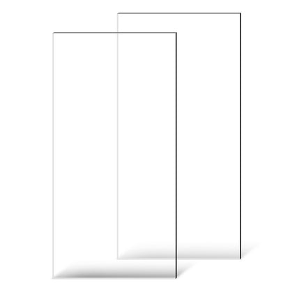 2er-Pack Plexiglas-Acrylplatten 24 x 48 Zoll Kunststoffplatten 1/8 Zoll dick