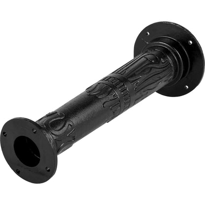 Antiker Handwasserpumpenständer, Krugpumpenständer, Brunnenpumpenständer aus Gusseisen mit voreingestelltem 0,5-Zoll-Loch für einfache Installation, altmodischer Krug-Handpumpenständer für Haus, Garten, Teich, Außenbereich, Schwarz