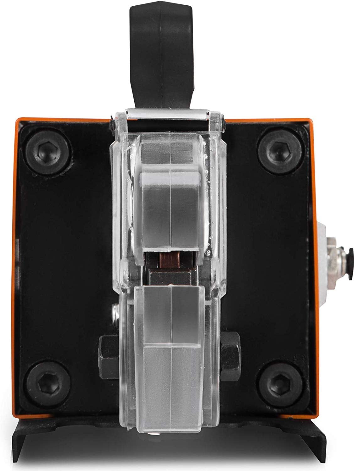 Pneumatisches Crimpwerkzeug Am-10, luftbetriebene Crimpmaschine für Kabelschuhe, die bis zu 16 mm2 crimpt, pneumatisches Crimpwerkzeug mit 10 Stempelsätzen für viele Arten von Anschlüssen