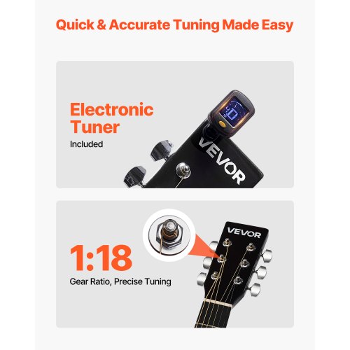 36-Zoll-Dreadnought-Akustikgitarre, natürliches Anfänger-Set, Gigbag für Teenager