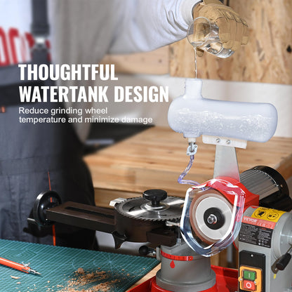 Circular saw grinder 370W 3600RPM with water tank 5" wheel