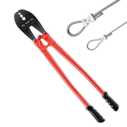 30" Hand Swager, Swaging Tool for 5/32", 1/4" and 5/16"聽 Wire Rope Cable