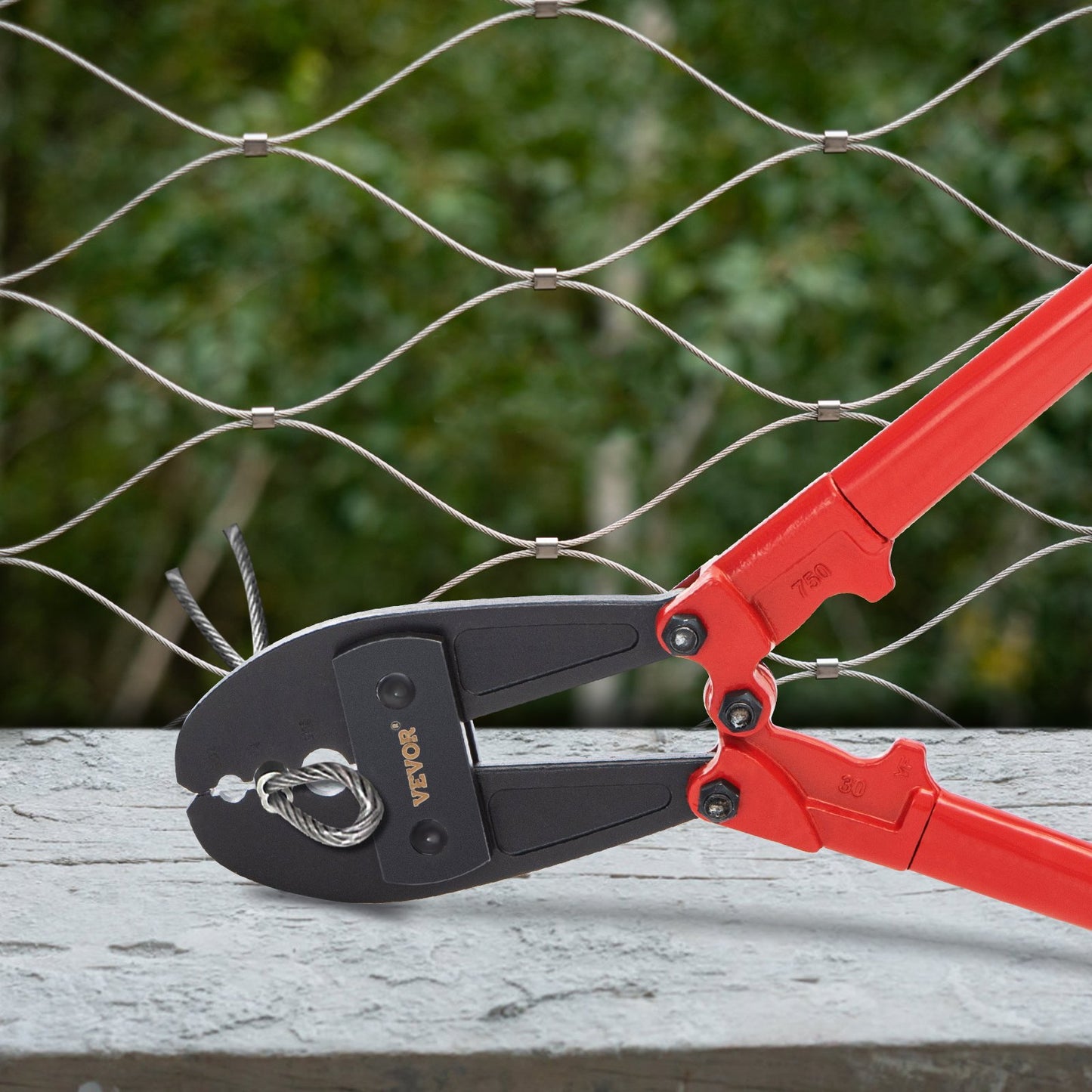 30" Hand Swager, Swaging Tool for 5/32", 1/4" and 5/16"聽 Wire Rope Cable