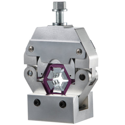 71550 Portable Manual Hydraulic Pipe Crimping Tool Hose Crimping Tool and Repair Crimping Tool Manually Operated A/C Hose Crimping Tool Kit Durable with 4 Nozzles for Car Air Conditioning