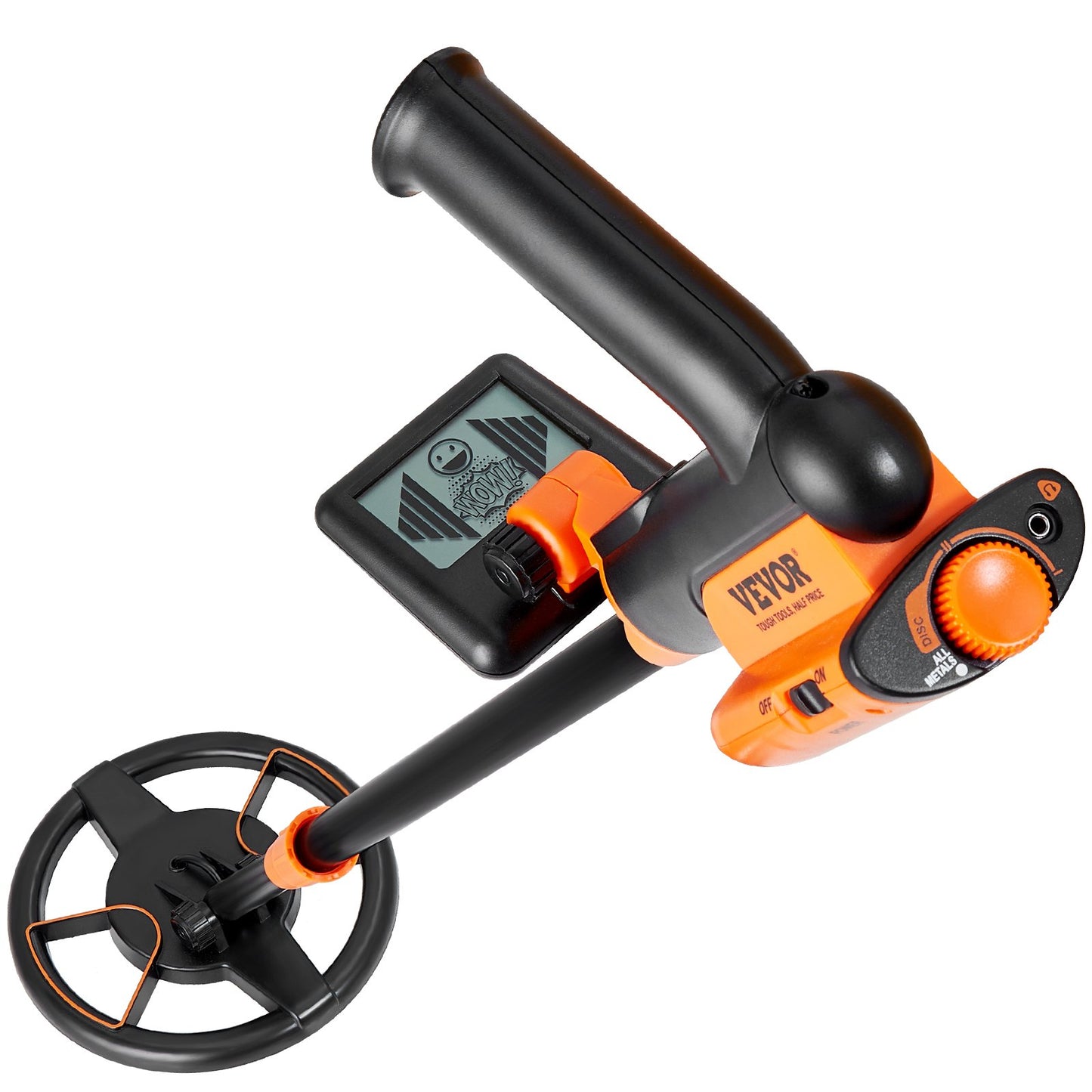 Metal Detector for Kids, 6 Inch Waterproof Search Coil with LCD Screen, Adjustable 26''-36'' Gold Detector, Lightweight Carbon Fiber Stem for Juniors and Teens Discovering Gold Coin Treasure