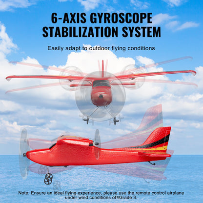 RC Flygplan EPP Foam RC Plane Toy med 2,4 GHz fjärrkontroll 2 batterier