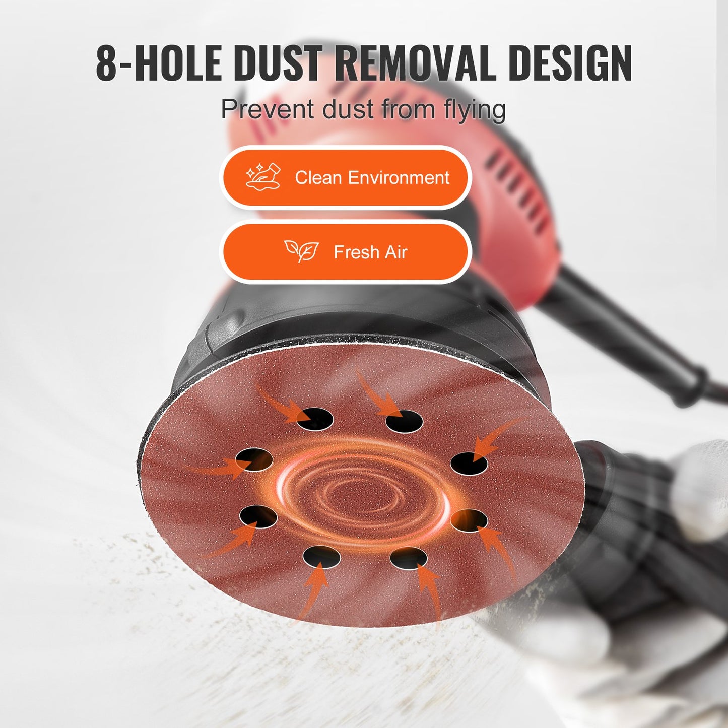 150 PCS 5 Inch Sanding Discs Set, 8-Hole Round Hook and Loop Sandpaper for Orbital Sander, 10 Grits include 60, 80, 100, 120, 150,180, 240, 320, 400, 600 Grit, for Metal, Wood, Car Sanding