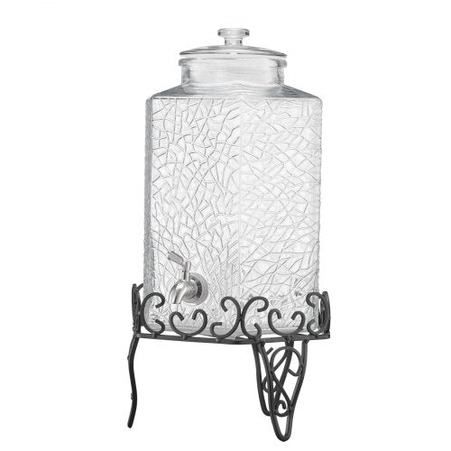 Drinks Dispenser 10L Drinks Dispenser for Parties Glass with Stand