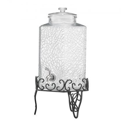 Drinks Dispenser 10L Drinks Dispenser for Parties Glass with Stand