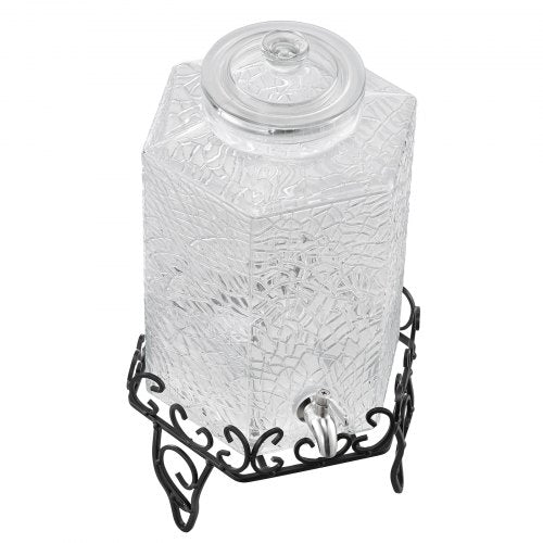 Drinks Dispenser 10L Drinks Dispenser for Parties Glass with Stand