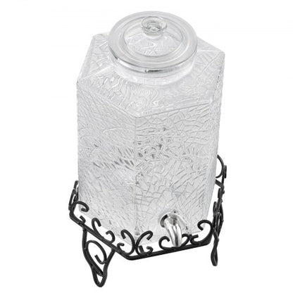 Drinks Dispenser 10L Drinks Dispenser for Parties Glass with Stand