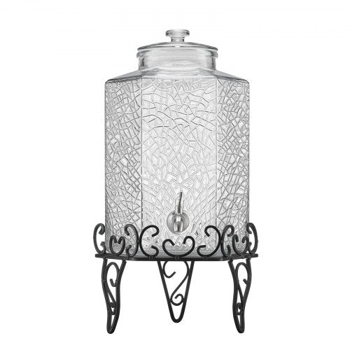 Drinks Dispenser 10L Drinks Dispenser for Parties Glass with Stand
