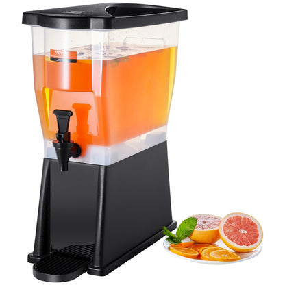 Beverage Dispenser, 3 gallon dryckesdispenser för fester, Juice Dispenser i plast med tapplock, Iced Tea Lemonade Juice Water Dispenser, för restauranger, hotell, fester