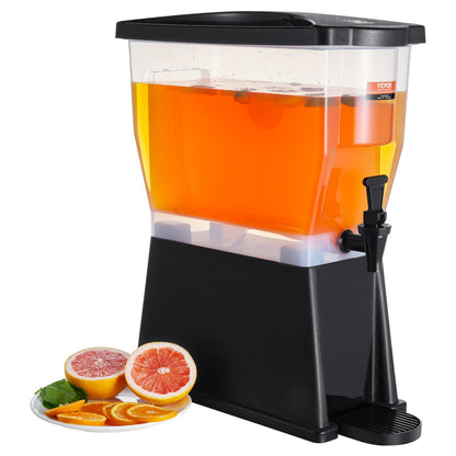 Beverage Dispenser, 3 gallon dryckesdispenser för fester, Juice Dispenser i plast med tapplock, Iced Tea Lemonade Juice Water Dispenser, för restauranger, hotell, fester