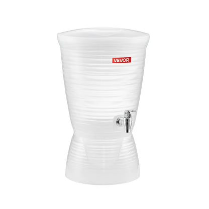 Beverage Dispenser, 2.64 Gallon Drink Dispenser for Parties, Plastic Juice Dispensers with Spigot Ice Chamber, Iced Tea Lemonade Juice Water Dispensers, for Restaurants, Hotels, Parties